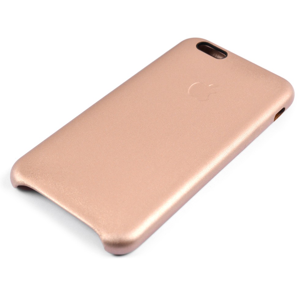 Чехол Leather Case iPhone 6 (4.7) original, цвет золотой фото 2