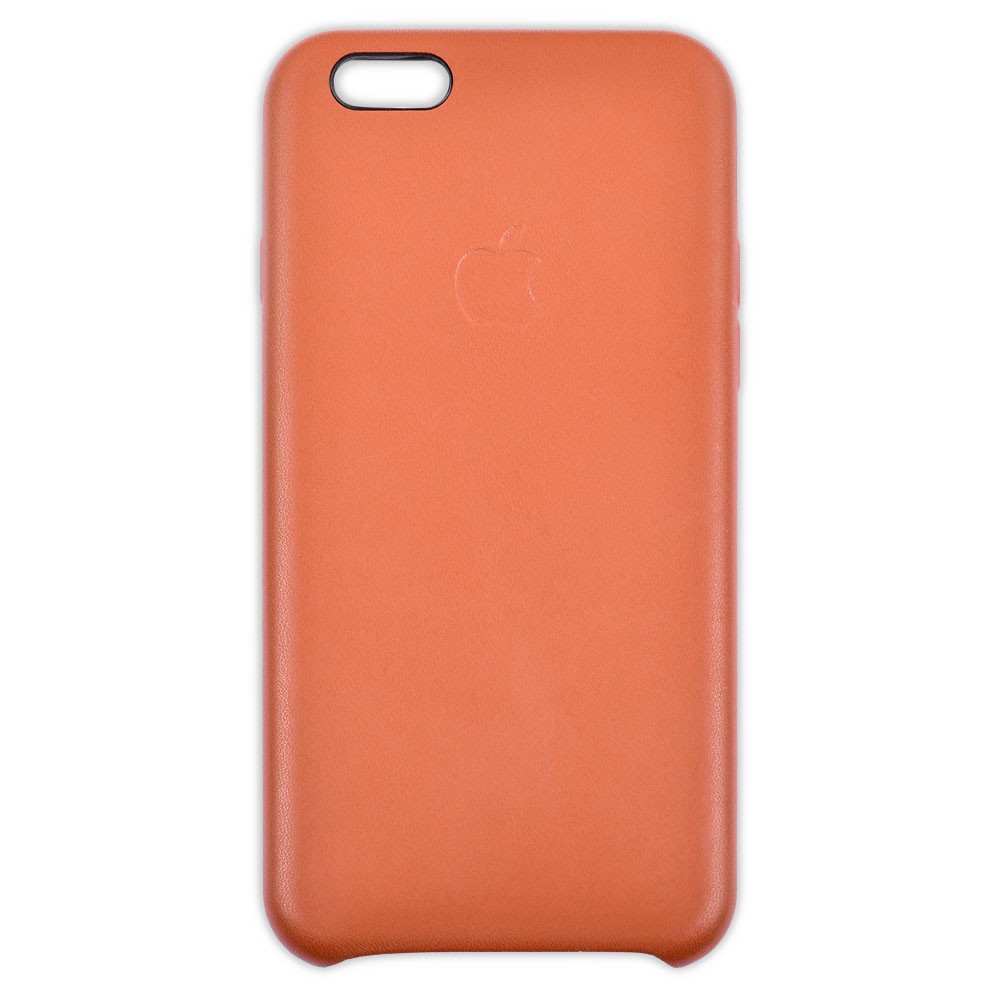 Чехол Leather Case iPhone 6 (4.7) original, цвет коричневый фото 1