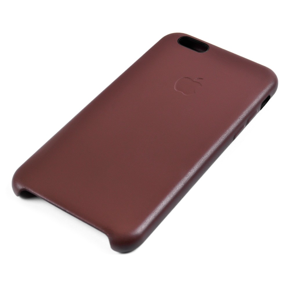 Чехол Leather Case iPhone 6 (4.7) original, цвет коричневый фото 2