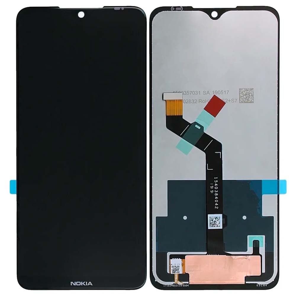 Дисплей для Nokia 6.2, Nokia 7.2 с тачскрином в сборе, цвет черный фото 1