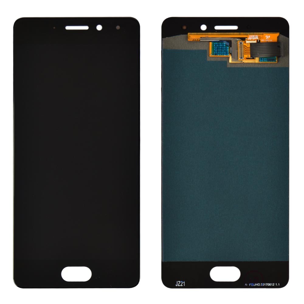 Дисплей для Meizu Pro 7 з тачскрином у зборі, колір чорний, оригінал Change Glass, уцінка фото 1