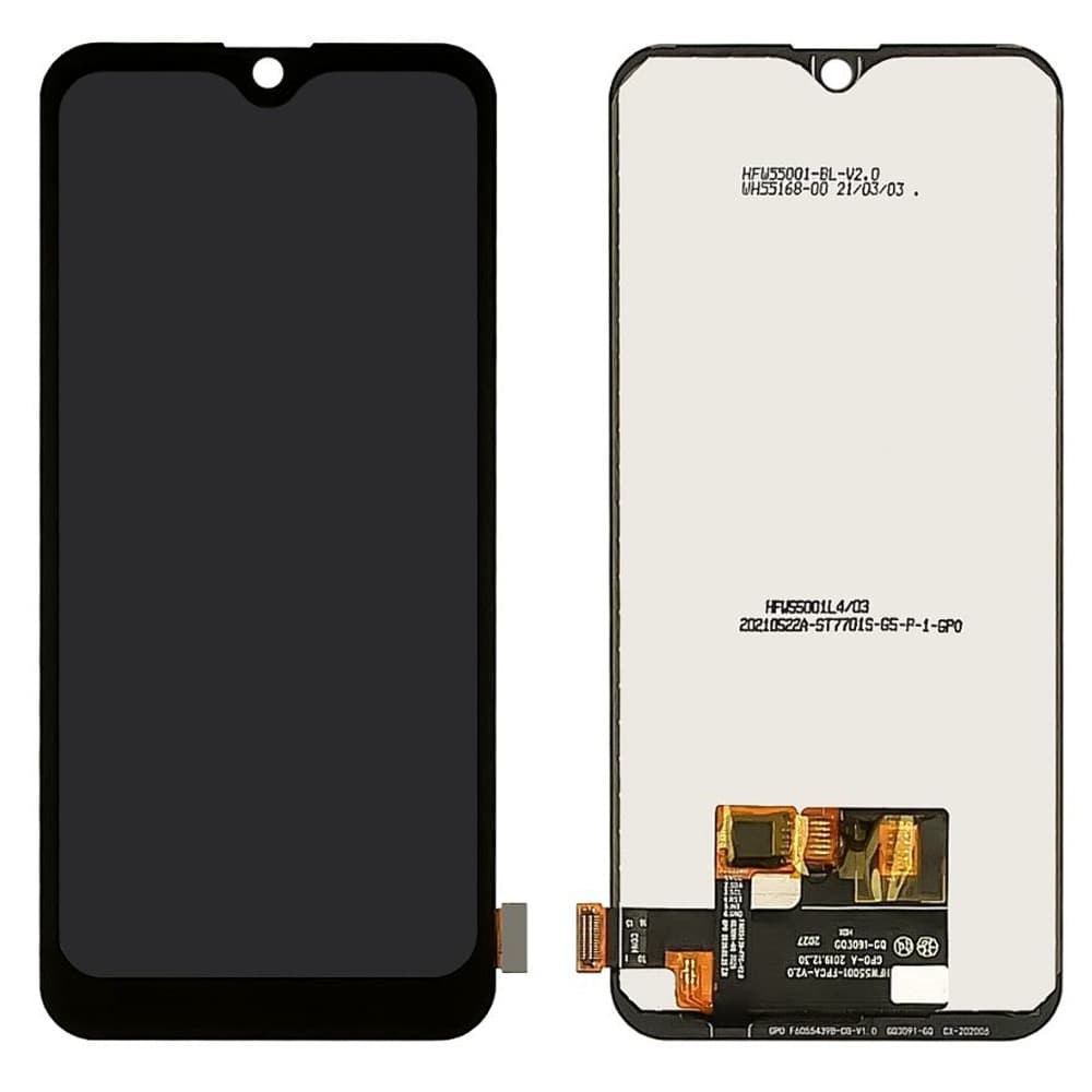 Дисплей для Ulefone Note 8P, с тачскрином в сборе, цвет черный фото 1