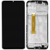Дисплей для Realme C25/ C25s, з тачскріном і рамкою в зборі, колір чорний миниатюра 1