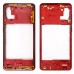 Рамка (середня частина корпусу) для Samsung A515 Galaxy A51 2020, колір червоний миниатюра 1