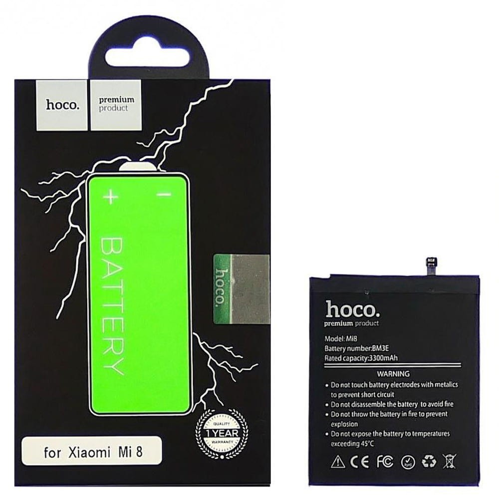 Акумулятор BM3E для Xiaomi Mi8, HOCO 3400mAh фото 1