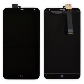 Дисплей Meizu MX4 з тачскріном у зборі, без рамки,  колір чорний