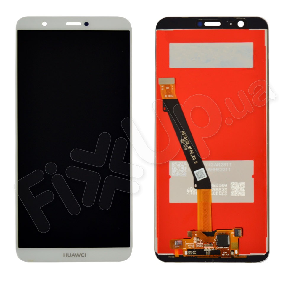 Дисплей для Huawei P Smart, Enjoy 7s (FIG-L31, FIG-LX1) з тачскрином у зборі, колір білий, уцінка фото 1