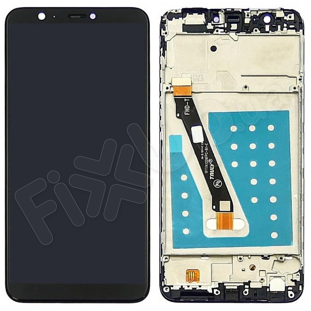 Дисплей для Huawei P Smart, Enjoy 7s (FIG-L31/FIG-LX1) с тачскрином и рамкой в сборе, цвет черный фото 1