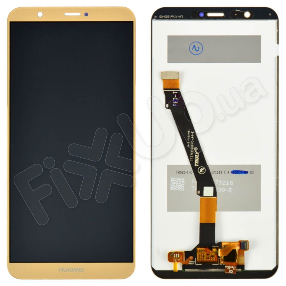 Дисплей для Huawei P Smart, Enjoy 7s (FIG-L31/FIG-LX1) з тачскрином у зборі, колір золотий фото 1