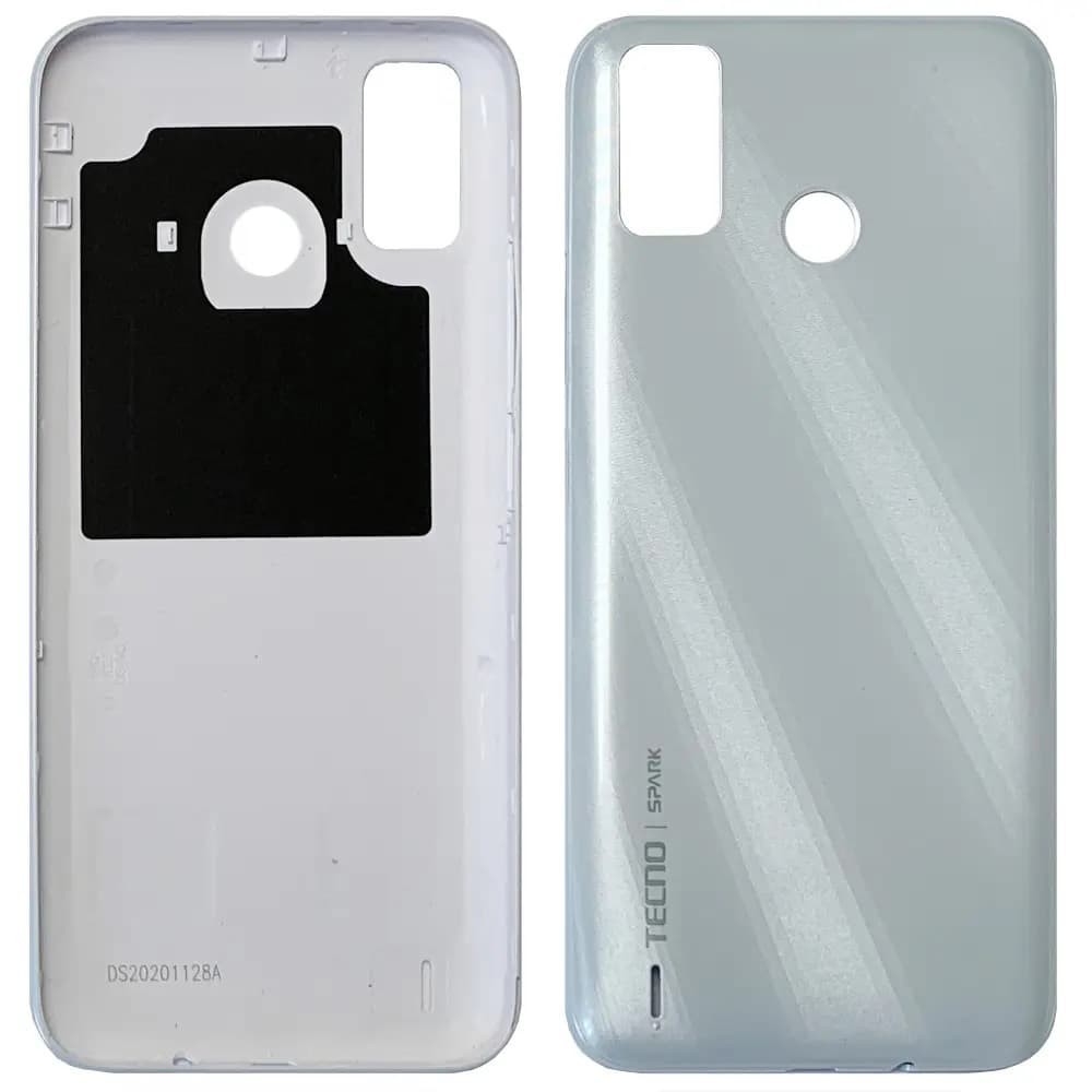 Задня кришка дляTecno Spark 6 Go (KE5J), колір білий фото 1