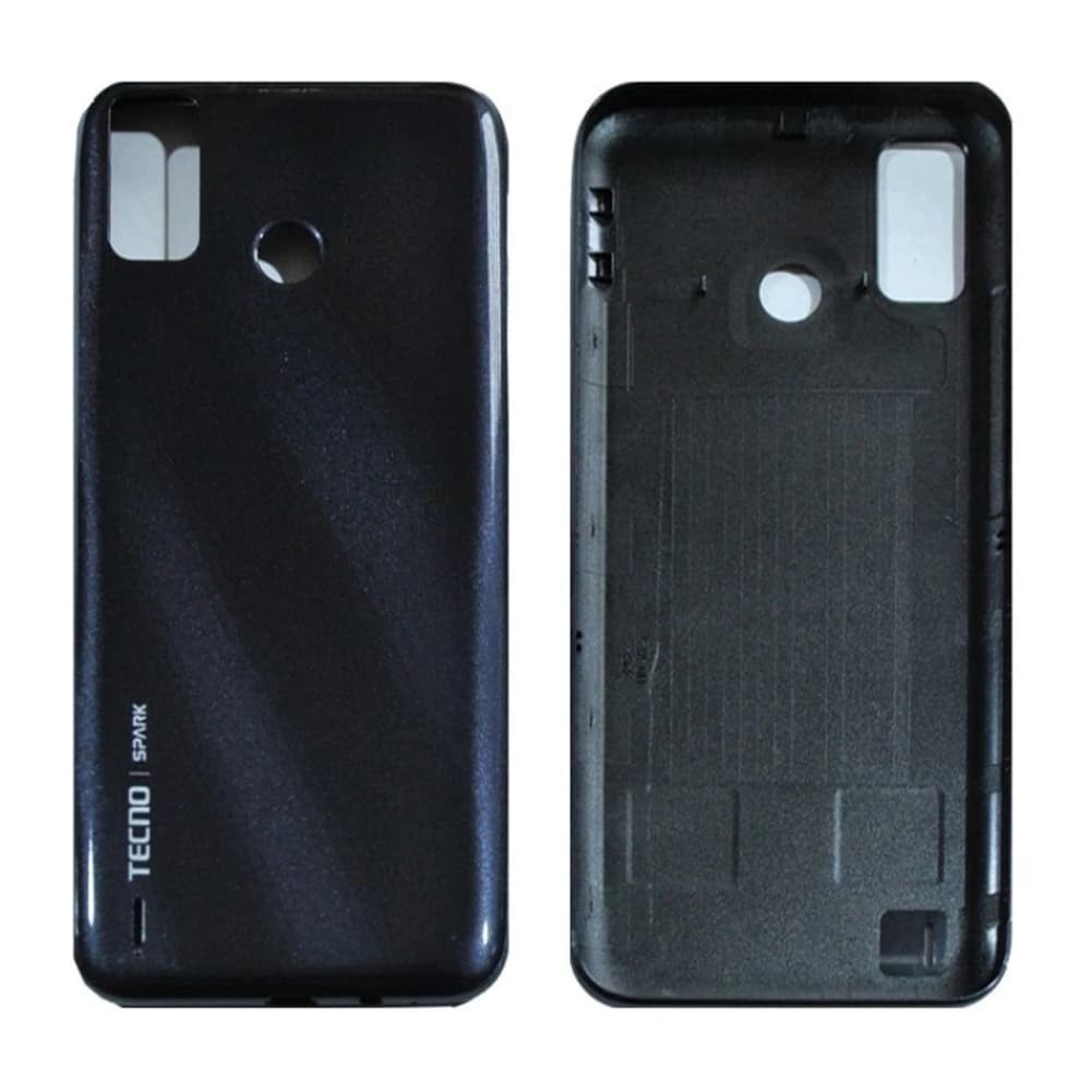 Задня кришка для Tecno Spark 6 Go (KE5J), колір чорний фото 1