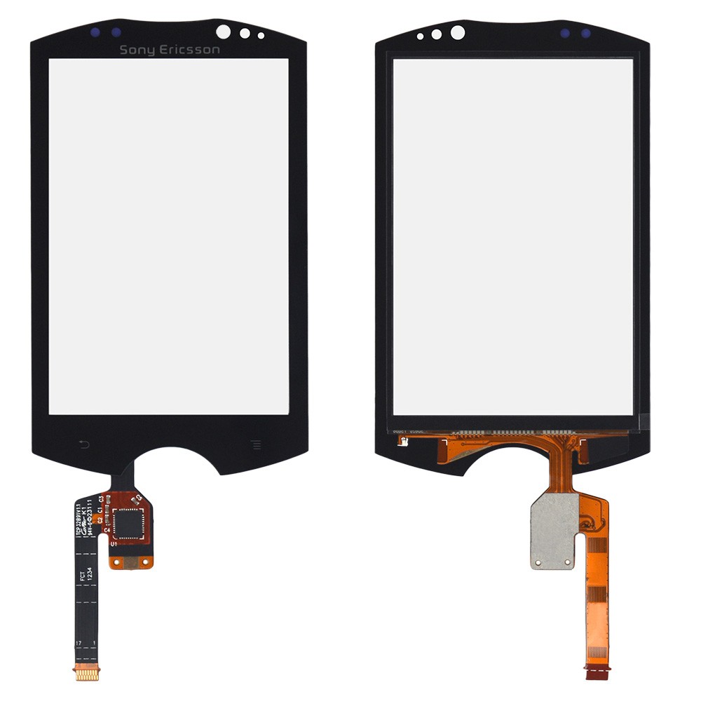 Тачскрин Sony WT19i, маленькая микросхема, цвет черный фото 1