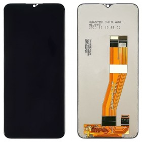 Дисплей для Samsung A025F /DS Galaxy А02s 2021/A035F Galaxy A03 2022/A037 Galaxy A03s 2021, с тачскрином в сборе, 160,5 мм, ips (tft),  цвет черный, без рамки