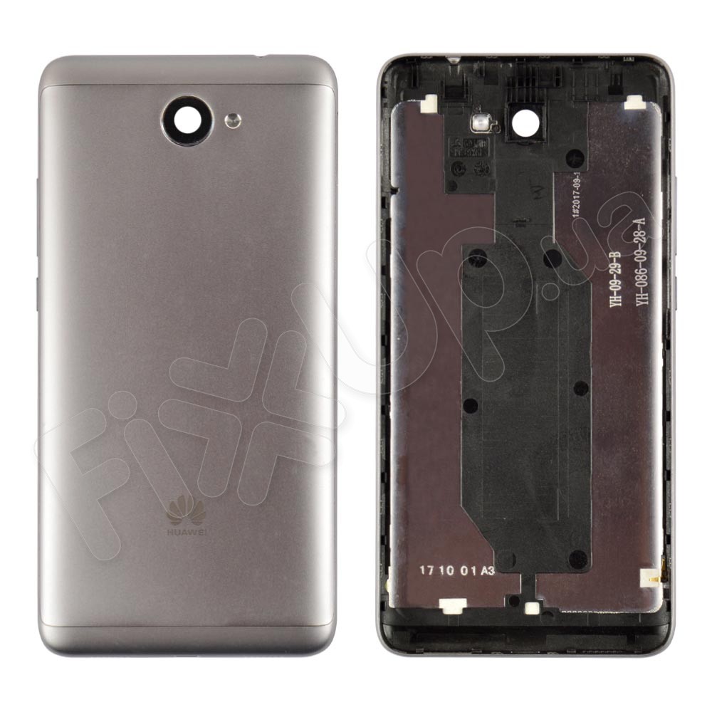 Задня кришка Huawei Y7 2017 (TRT-L21)/Nova Lite Plus (TRT-LX1/TRT-TL00), колір сірий, оригінал, уцінка фото 1