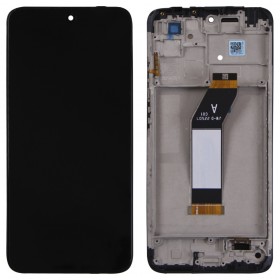 Дисплей для Xiaomi Redmi 10 2021, с тачскрином в сборе, китай,  цвет черный, с рамкой