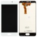 Дисплей для Meizu M5C з тачскрином у зборі, колір білий, Orig PRC, уцінка миниатюра 1
