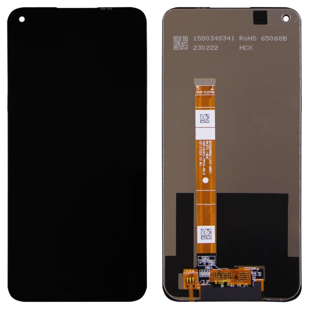 Дисплей для Oppo A54 4G (CPH2239), з тачскріном в зборі, колір чорний, уцінка фото 1