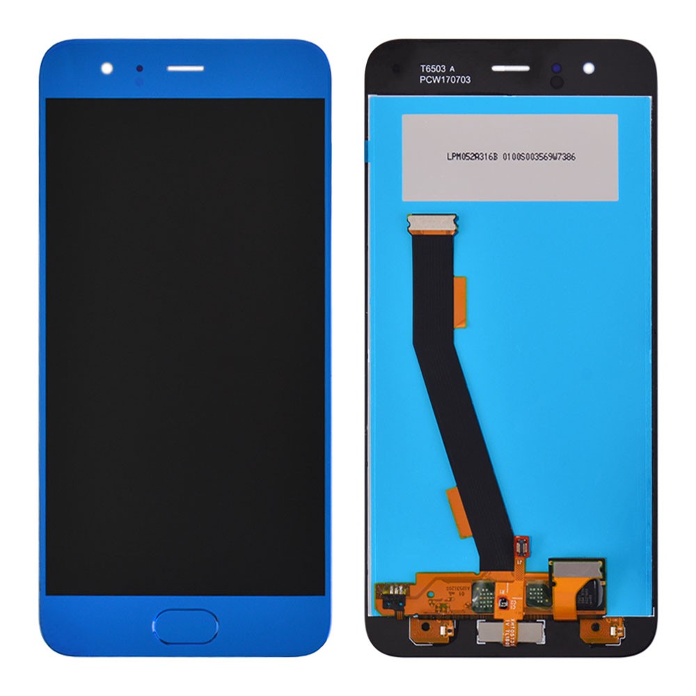 Дисплей Xiaomi Mi6 з тачскрином та датчиком відбитка, колір синій фото 1