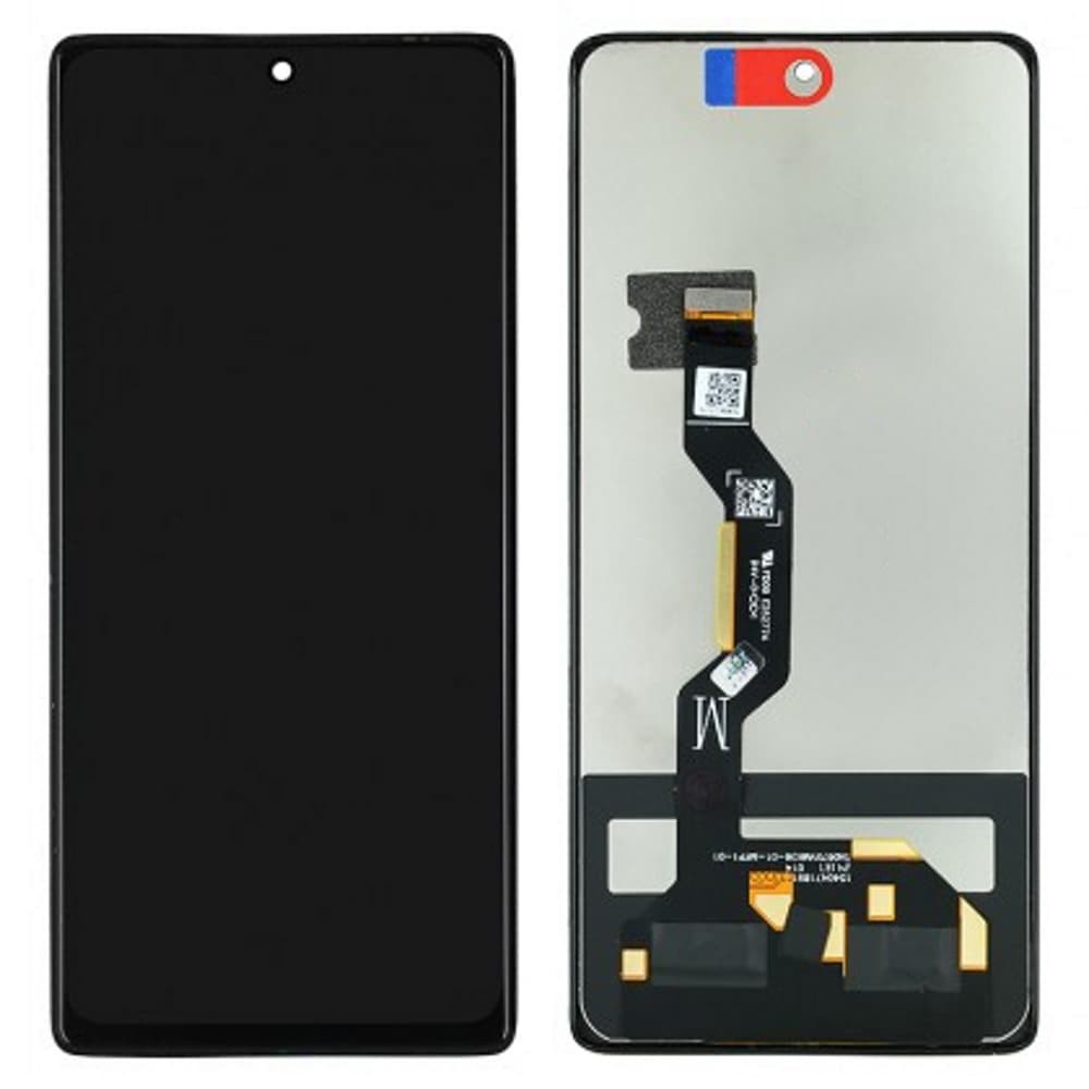 Дисплей для Motorola Edge 50 Fusion XT2429, з тачскріном, чорний, IPS фото 1