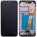 Дисплей для Samsung A015F /DS Galaxy A01 з тачскріном і рамкою, чорний, IPS (TFT), широкий конектор миниатюра 1