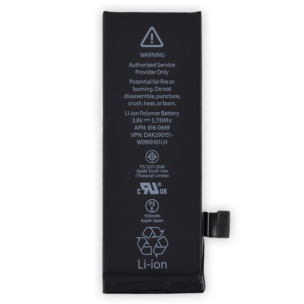 Аккумулятор iPhone5C, оригинал, мощность 5,73 ватт-часа фото 1