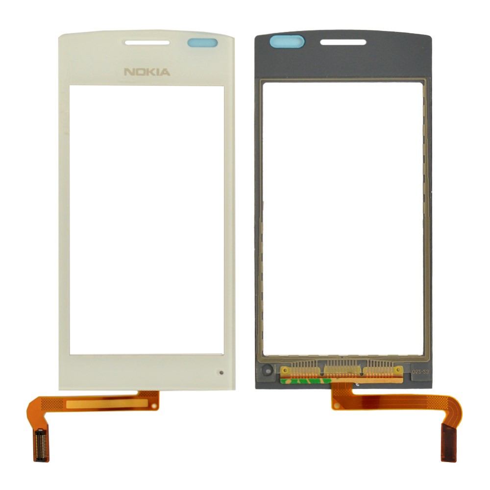 Тачскрін Nokia 500, колір білий фото 1
