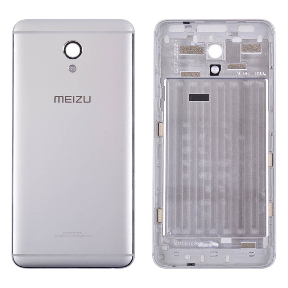 Задня кришка Meizu M5 Note, колір срібло фото 1