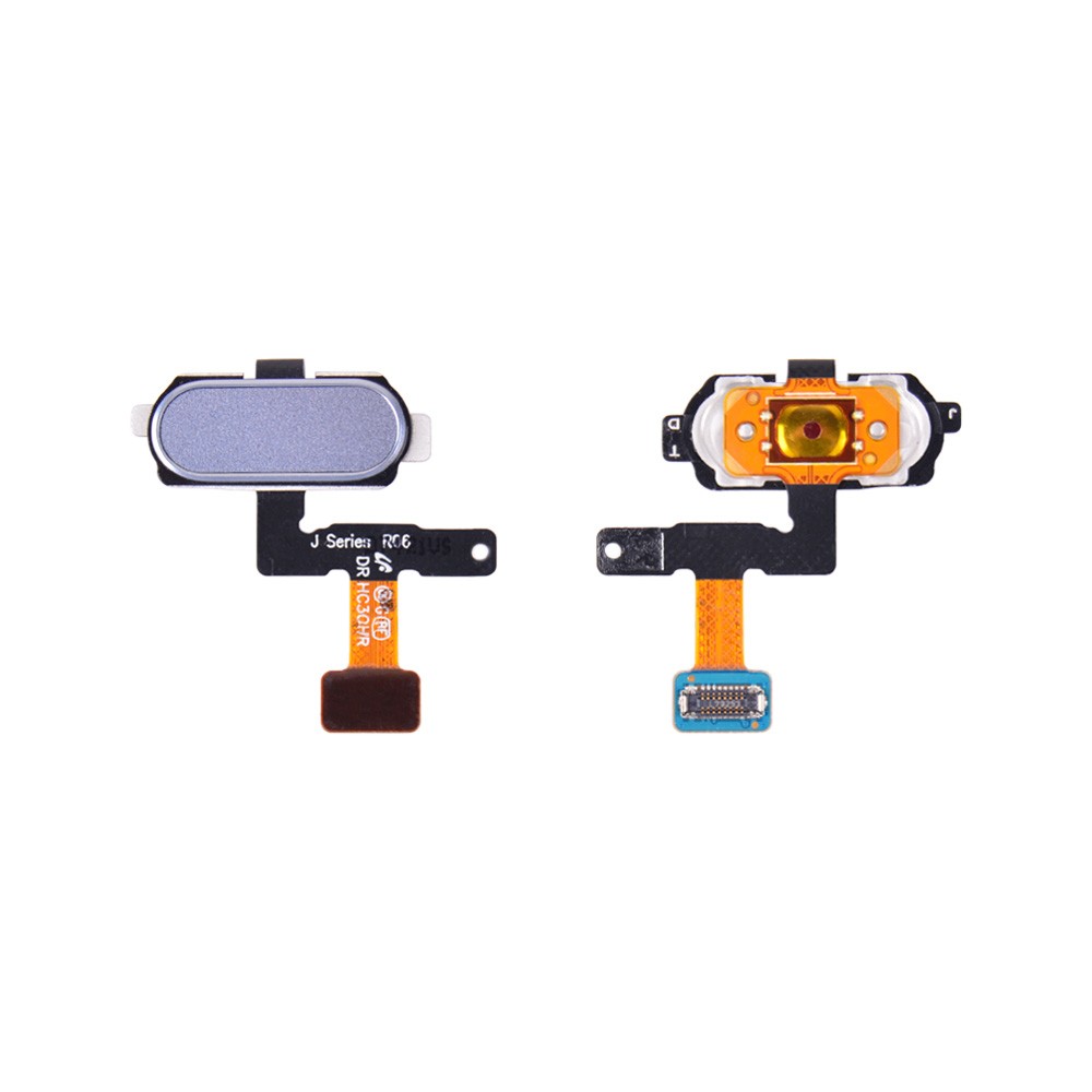 Шлейф для Samsung J530F Galaxy J5 (2017)/J730F с кнопкой Home, цвет серебро фото 1