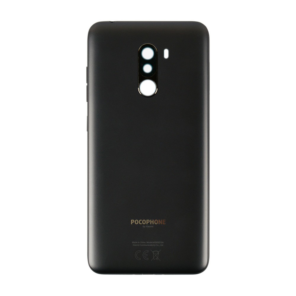 Задня кришка для Xiaomi F1 Pocophone, колір чорний фото 1