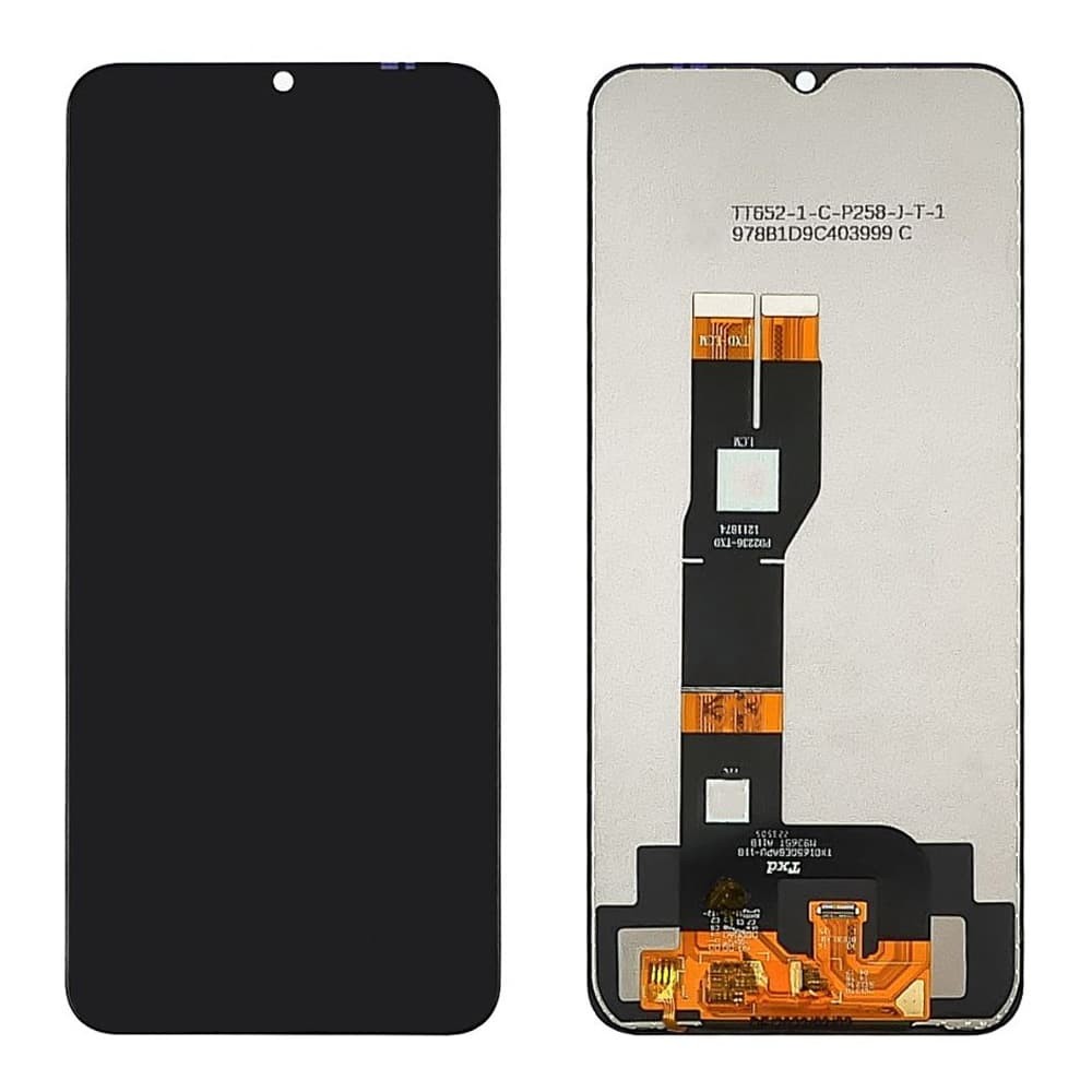 Дисплей для Vivo Y02, с тачскрином в сборе, цвет черный фото 1