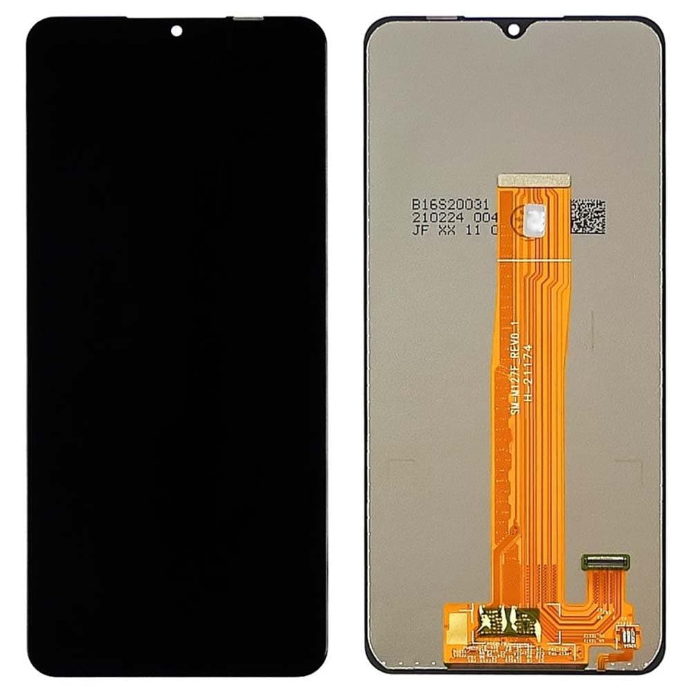 Дисплей для Samsung A125F/DS Galaxy A12 2020/A127F Galaxy A12s 2021 REV0.1 з тачскрином у зборі, колір чорний, IPS(TFT) фото 1