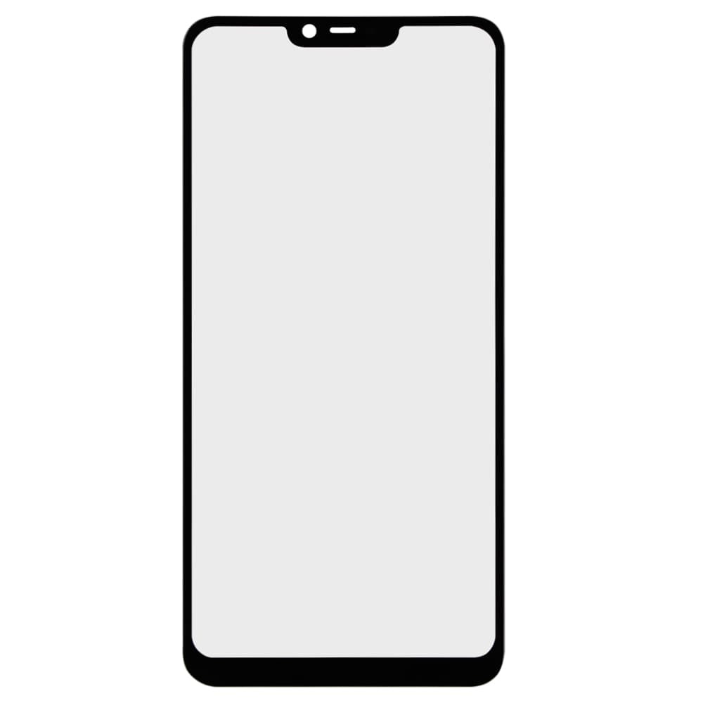 Скло корпусу для Oppo A5 2018, OPPO AX5, A3s, Realme C1, Realme 2, колір чорний фото 1