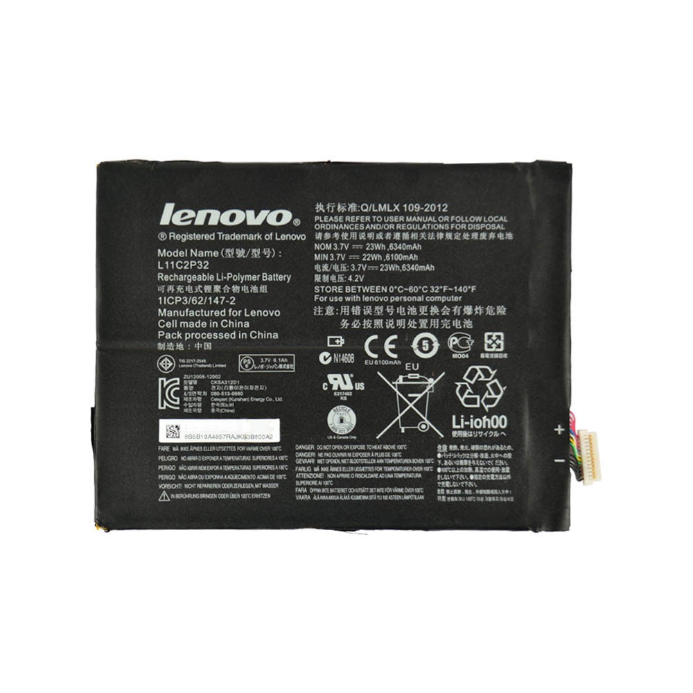 Акумулятор L11C2P32 для Lenovo A10-70 (A7600)/A7-10/S6000, 6340 mAh фото 1