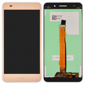 Дисплей Huawei Honor 5A (CAM-AL00)/Y6 II (CAM-L21) с тачскрином в сборе,  цвет золотой, без рамки