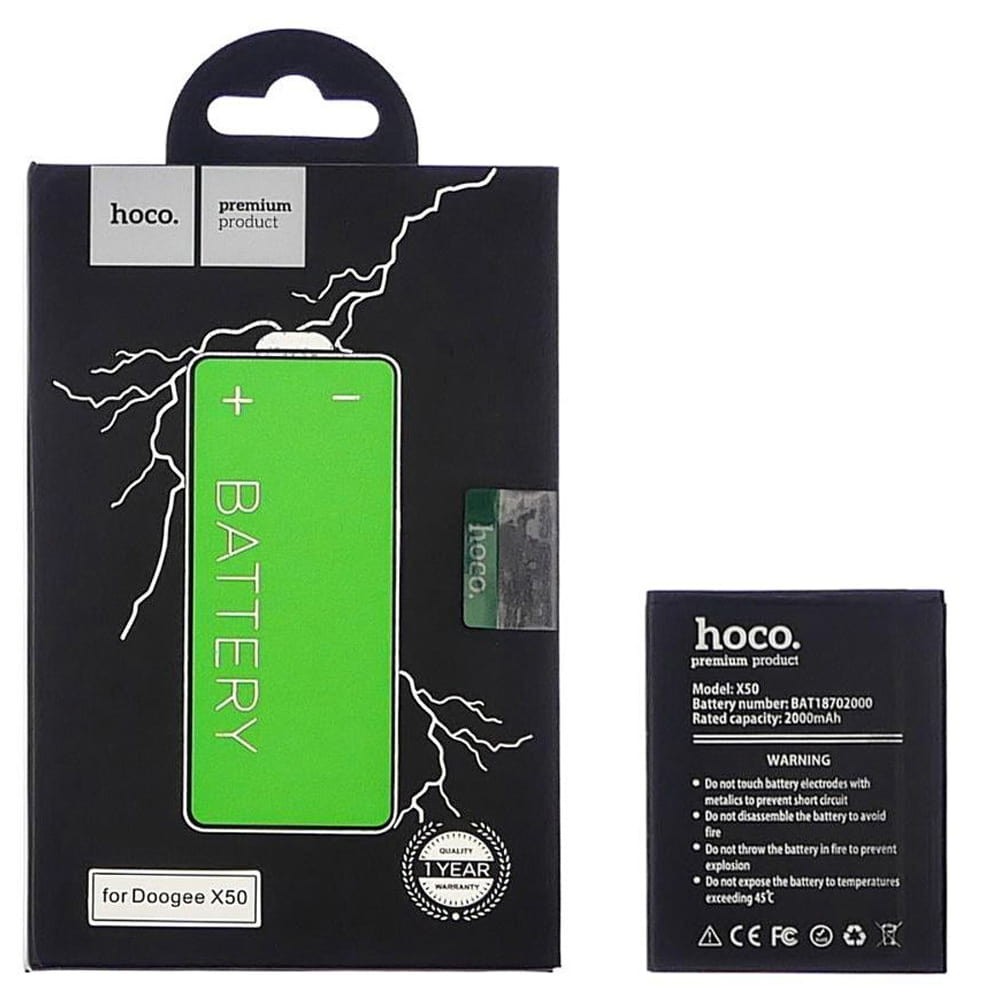 Аккумулятор BAT18702000 для Doogee X50, HOCO фото 1