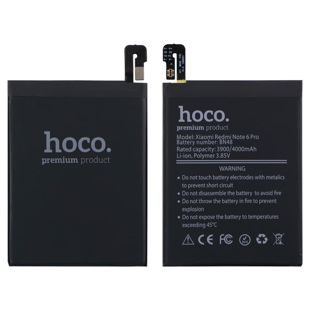 Аккумулятор BN48 для Xiaomi Redmi Note 6 Pro, HOCO фото 1