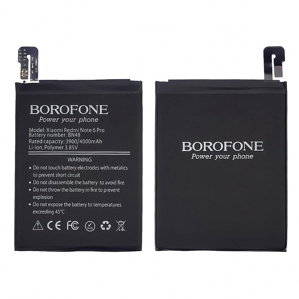 Акумулятор BN48 для Xiaomi Redmi Note 6 Pro, Borofone фото 1
