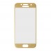 Захисне скло для Samsung A320 Galaxy A3 (2017) 3D, колір золотий миниатюра 1
