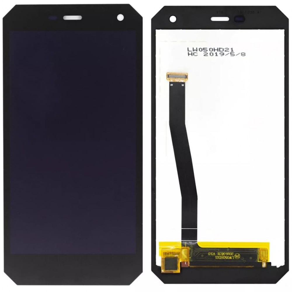 Дисплей для Sigma PQ24/ PQ28/ Nomu S10/ Archos 50 Saphir, з тачскріном в зборі, колір чорний, уцінка фото 1