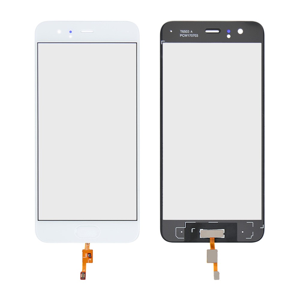 Тачскрин для Xiaomi Mi6 з кнопкою Home, колір білий фото 1