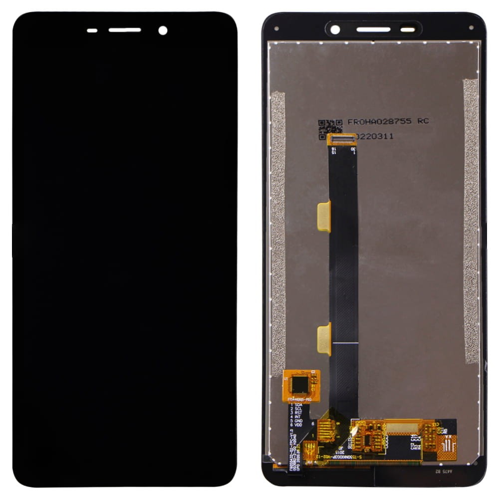Дисплей для Ulefone Armor X3/X5/X5 Pro с тачскрином в сборе, цвет черный фото 1