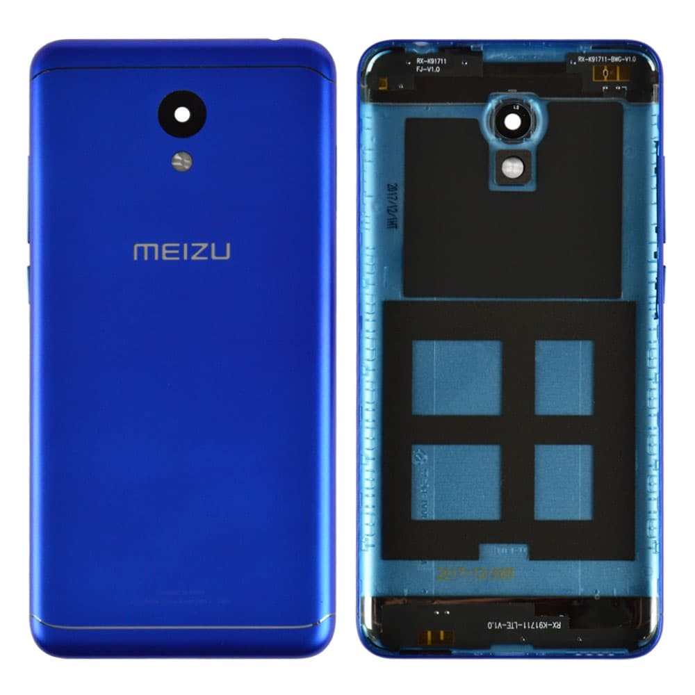 Задняя крышка для Meizu M6, цвет синий, оригинал фото 1