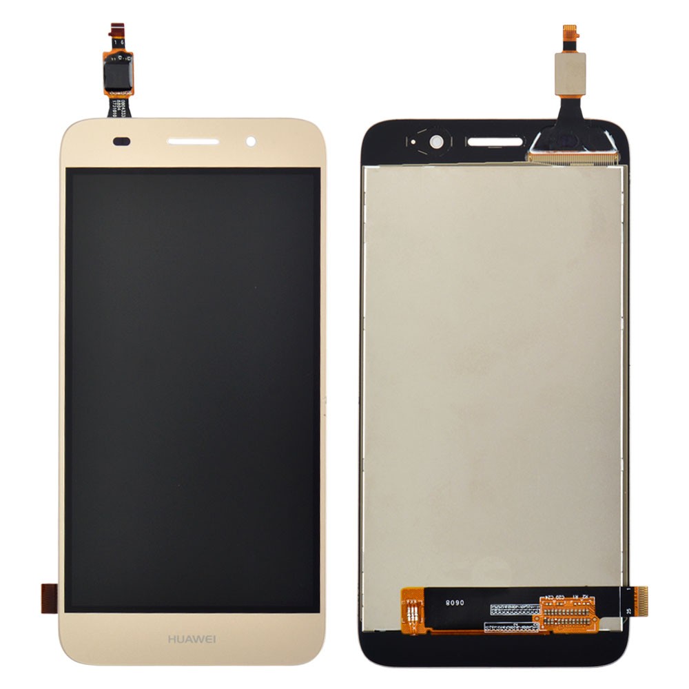 Дисплей Huawei Y3/Y5 Lite (CRO-U00/CRO-L02/CRO-L22) 2017, с тачскрином в сборе, цвет золотой, уценка фото 1