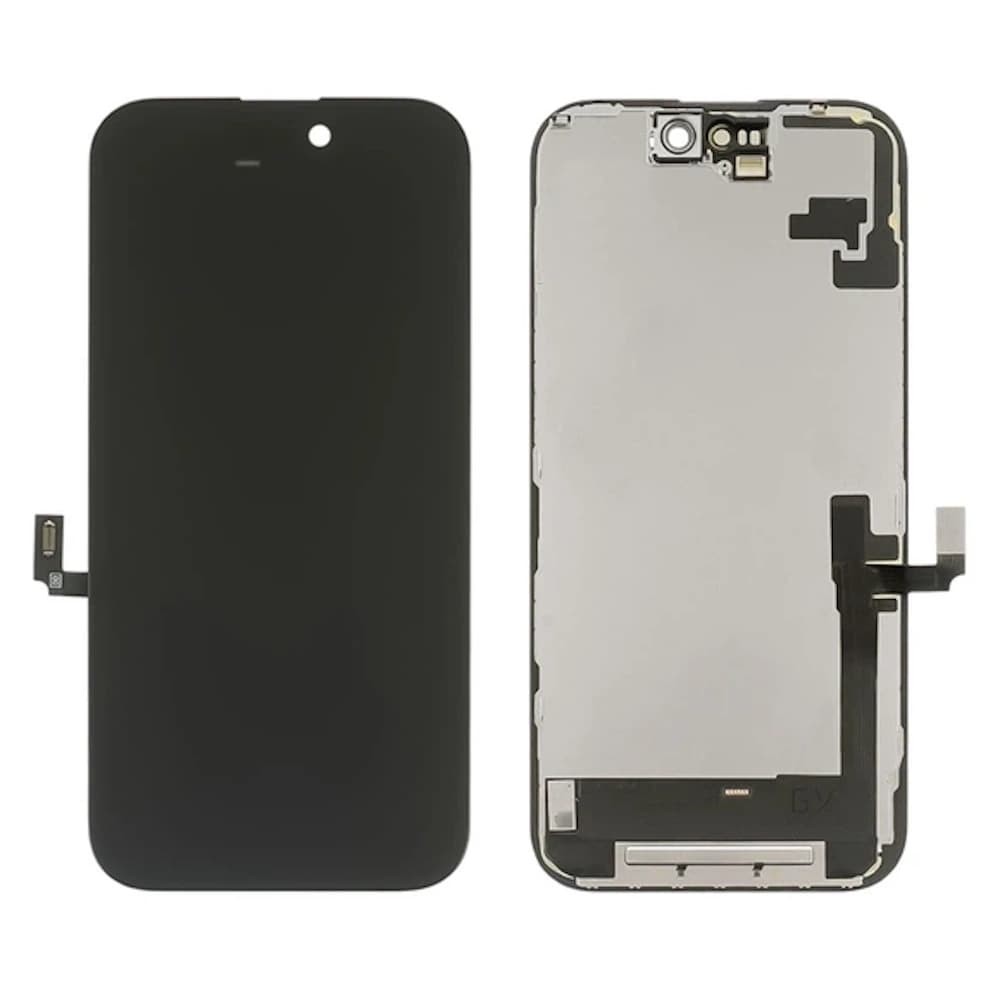 Дисплей для iPhone 16, с тачскрином в сборе, цвет черный, Oled GX фото 1