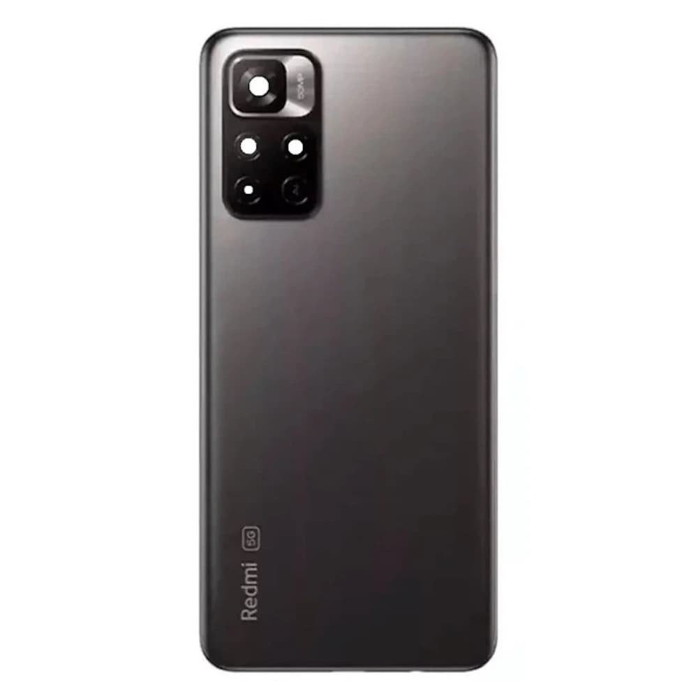 Задня кришка для Xiaomi Redmi Note 11 5G, зі склом камери, колір сірий фото 1