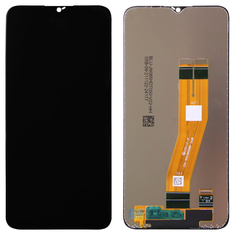 Дисплей для Samsung A025F /DS Galaxy А02s 2021 с тачскрином в сборе, цвет черный, оригинал с замененным стеклом фото 1