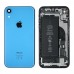 Корпус для iPhone XR (6.1) + акумулятор, колір синій, оригінал з розбору миниатюра 1