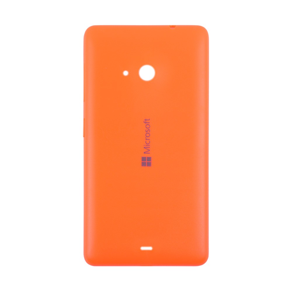 Задня кришка для Microsoft (Nokia) 535 Lumia Dual Sim (RM-1090), колір оранжевий фото 1