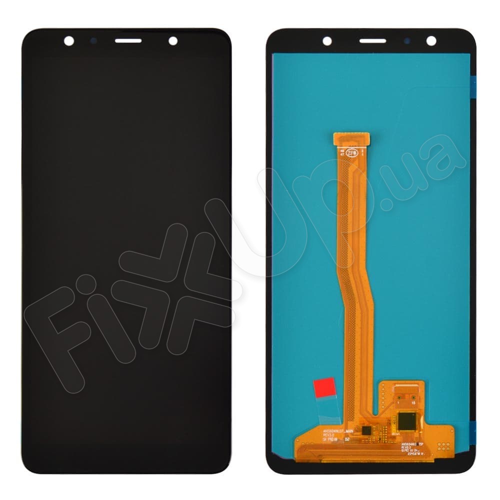LCD Samsung A750H/DS Galaxy A7 (2018) + Touchscreen (black) OLED small LCD Уценка фото 1 Дисплей для Samsung A750H/DS Galaxy A7 (2018) с тачскрином в сборе, цвет черный, OLED small LCD, уценка фото 1