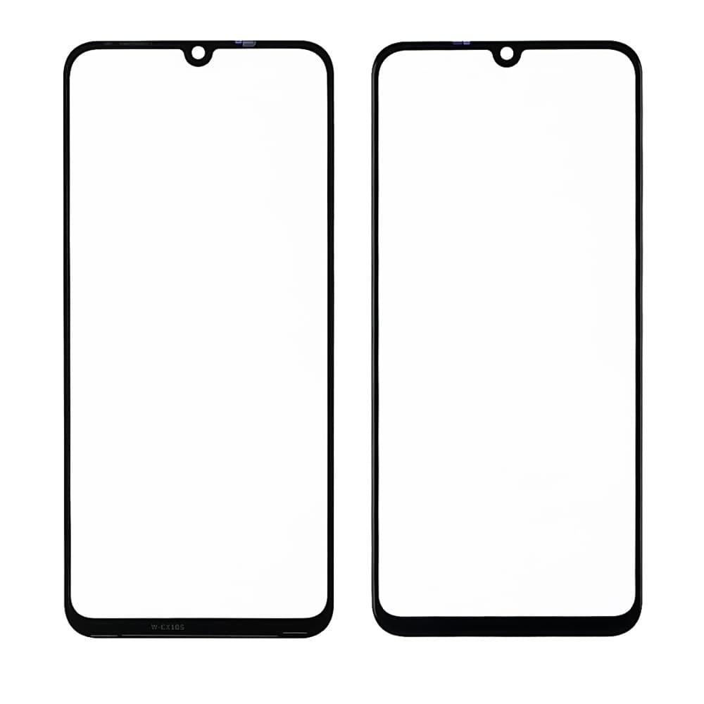 Скло корпусу для Huawei P Smart S 2020, Y8p 2020 + OCA, колір чорний фото 1